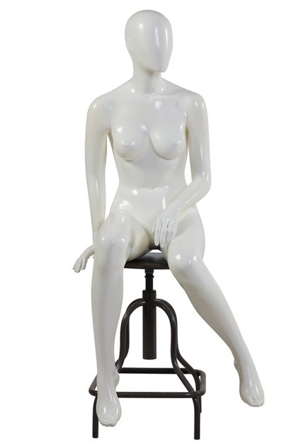 Female Mannequin Abstract Seated