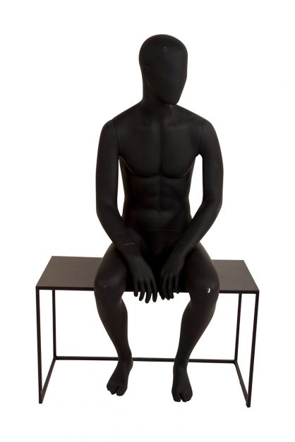 MALE MANNEQUIN SEATED